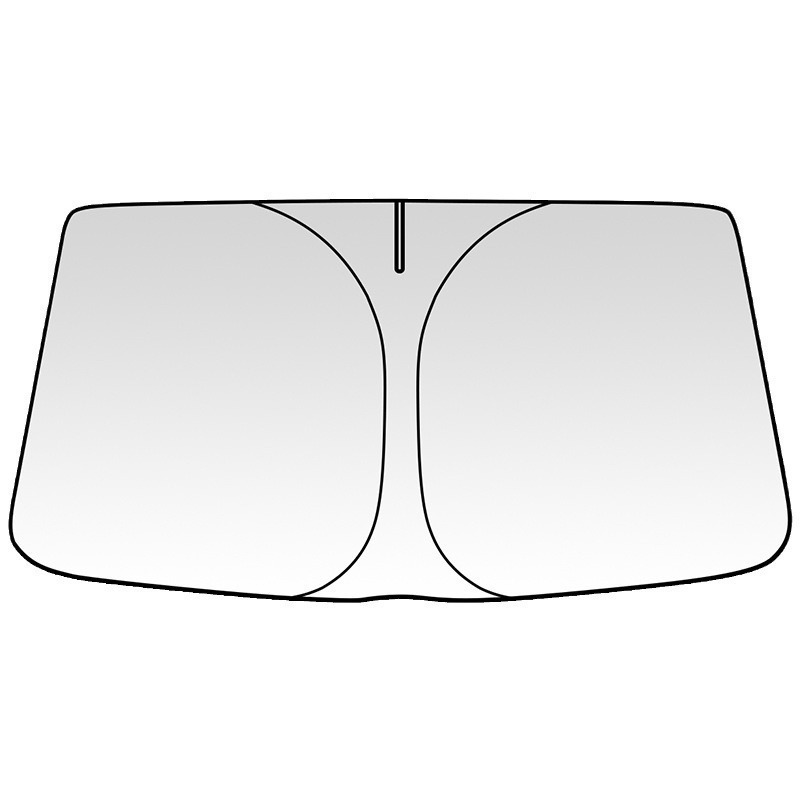 Lcyam Car Windshield Sunshade, Summer Car Sunshade Baffle Double-layer 